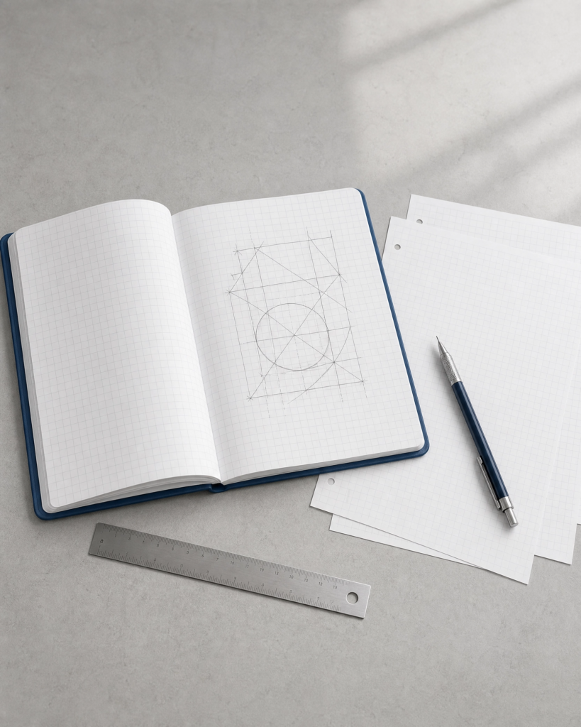 a4 grid notebooks